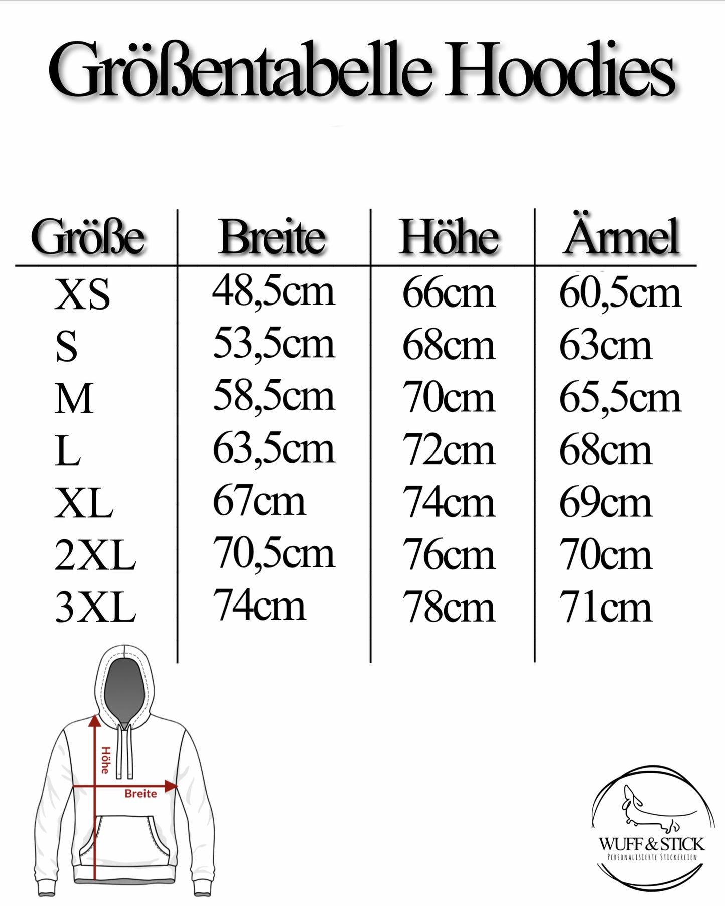 Hoodie „Dackel Crew“