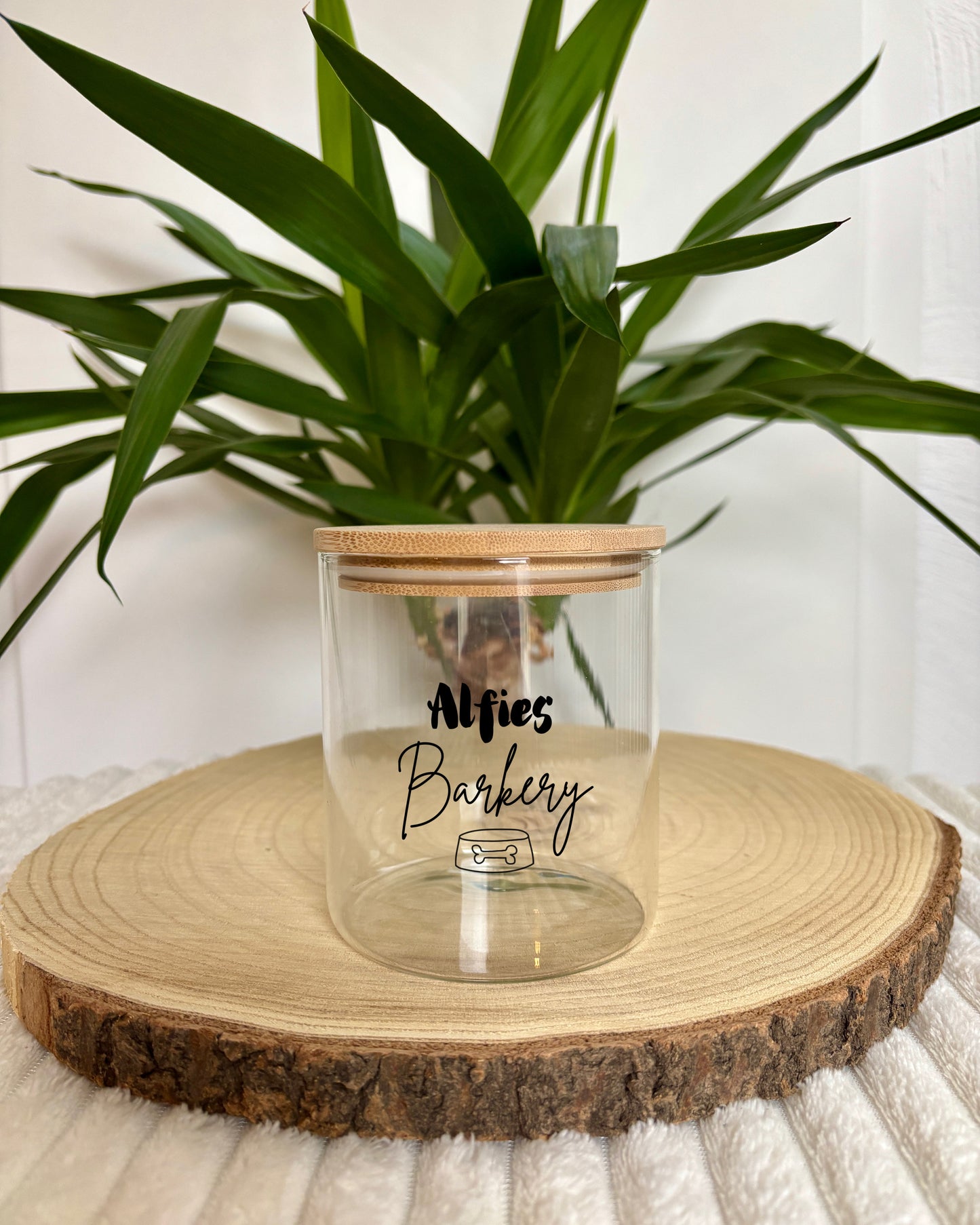 Leckerlieglas „Barkery“ personalisiert