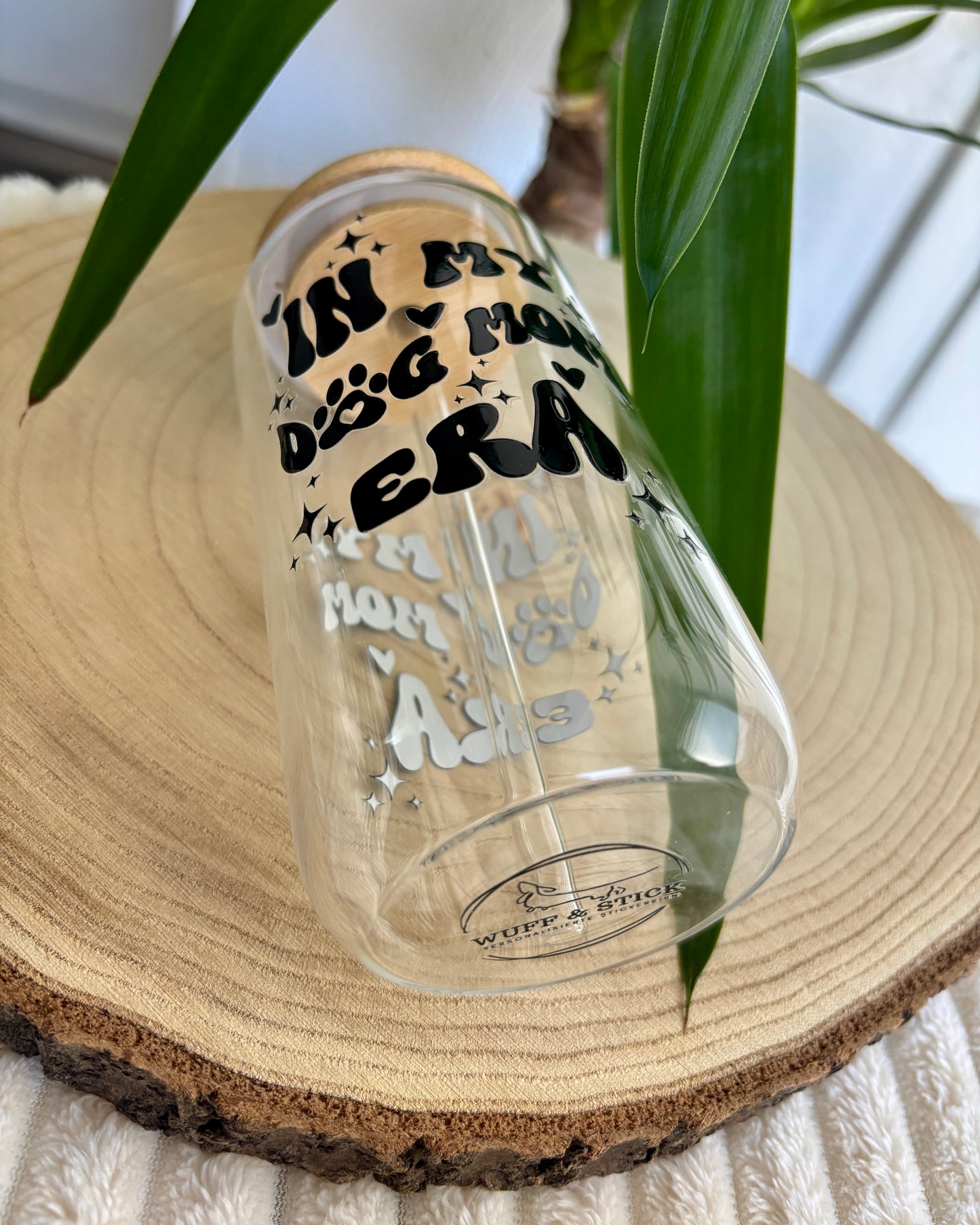 Trinkglas „In My Dog Mom Era“