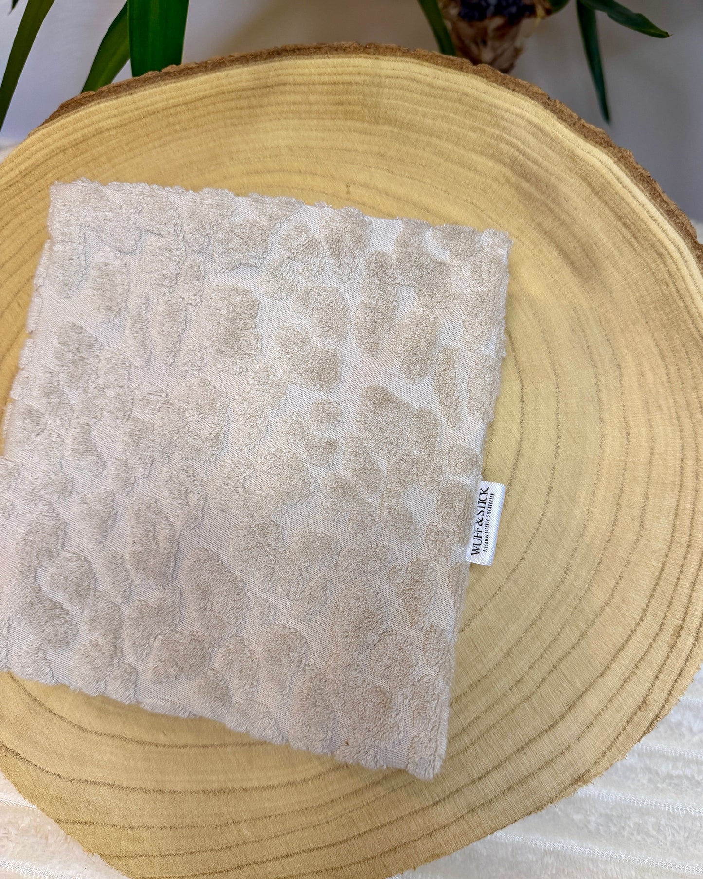Pfötchentuch „Leo Beige“ Bambus Frottee