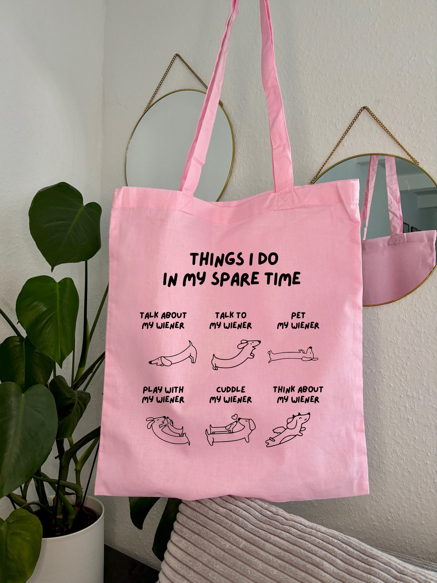 Einkaufstasche „Things I Do In My Spare Time“ Wiener Edition