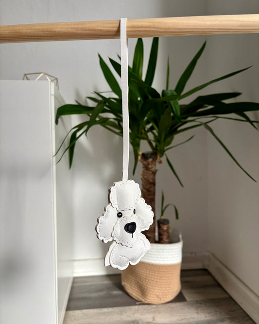 Pudel Taschenanhänger