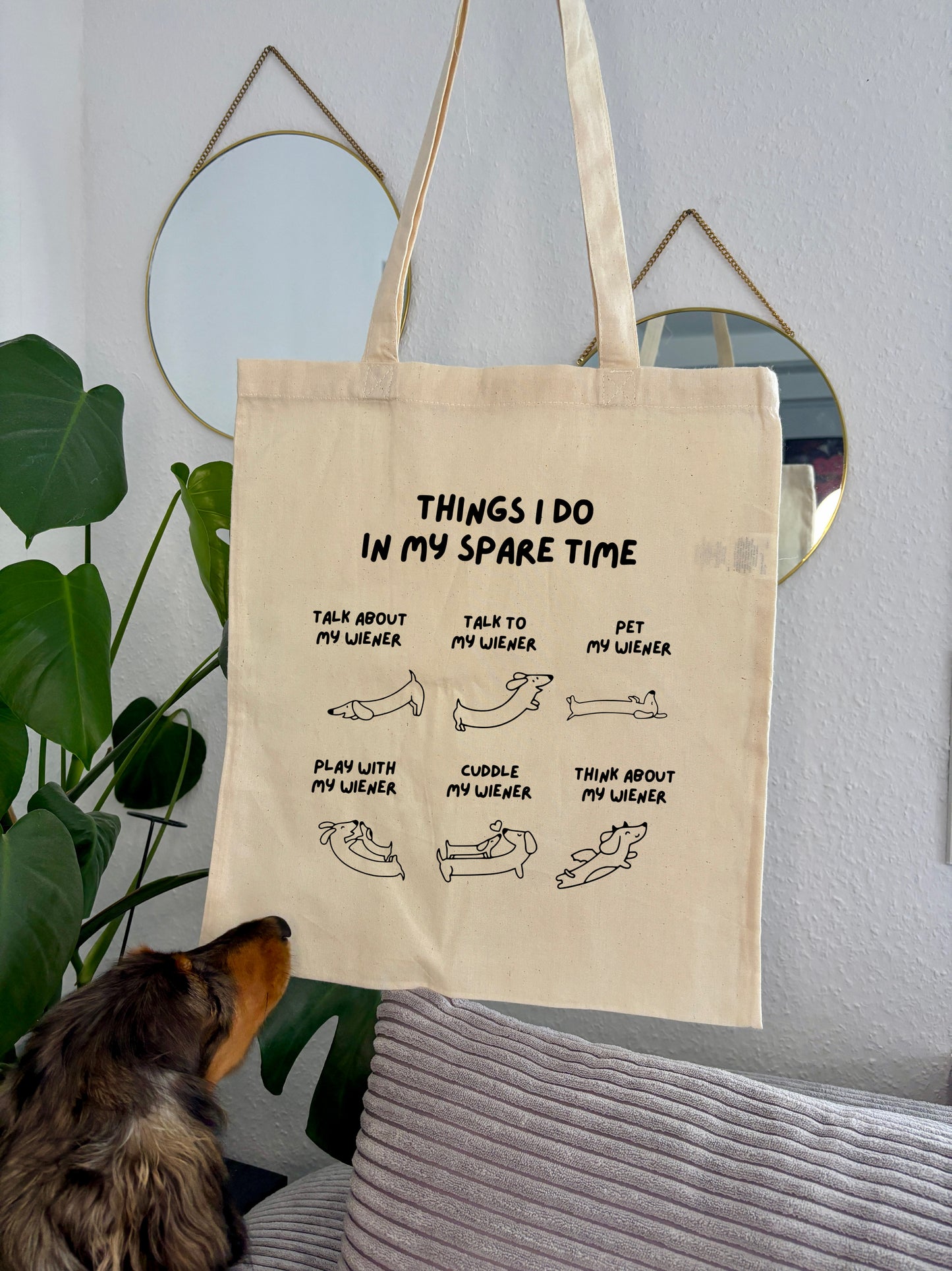 Einkaufstasche „Things I Do In My Spare Time“ Wiener Edition