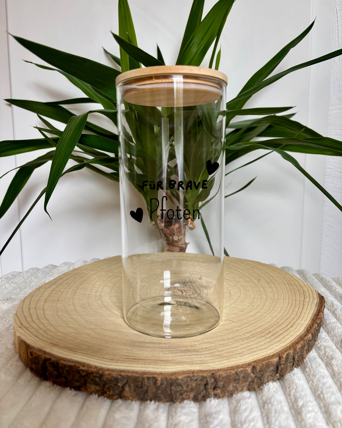 Leckerlieglas „Für brave Pfoten“