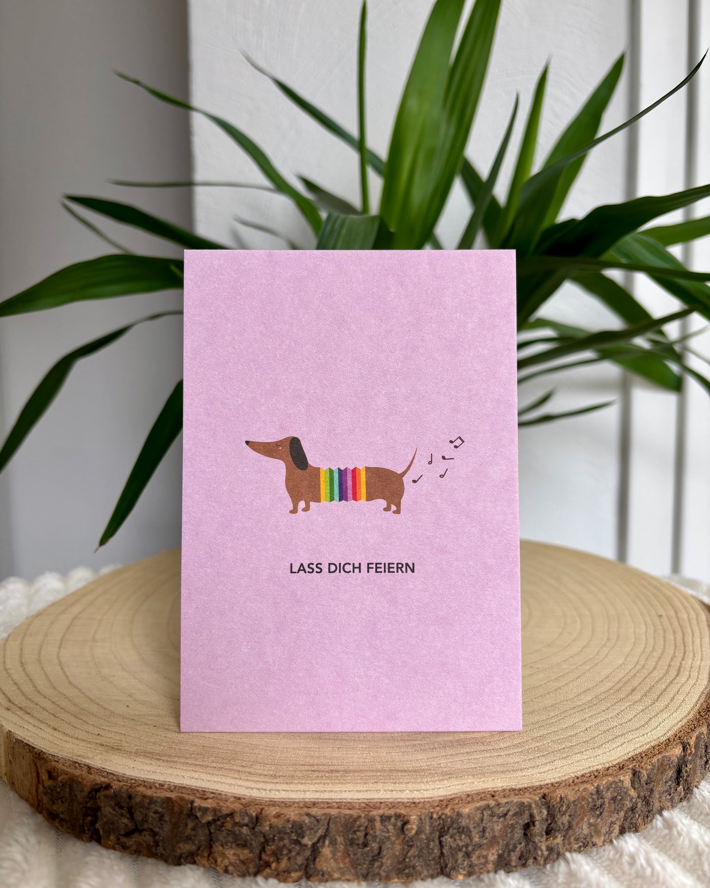 Postkarte Dackel verschiedene Anlässe