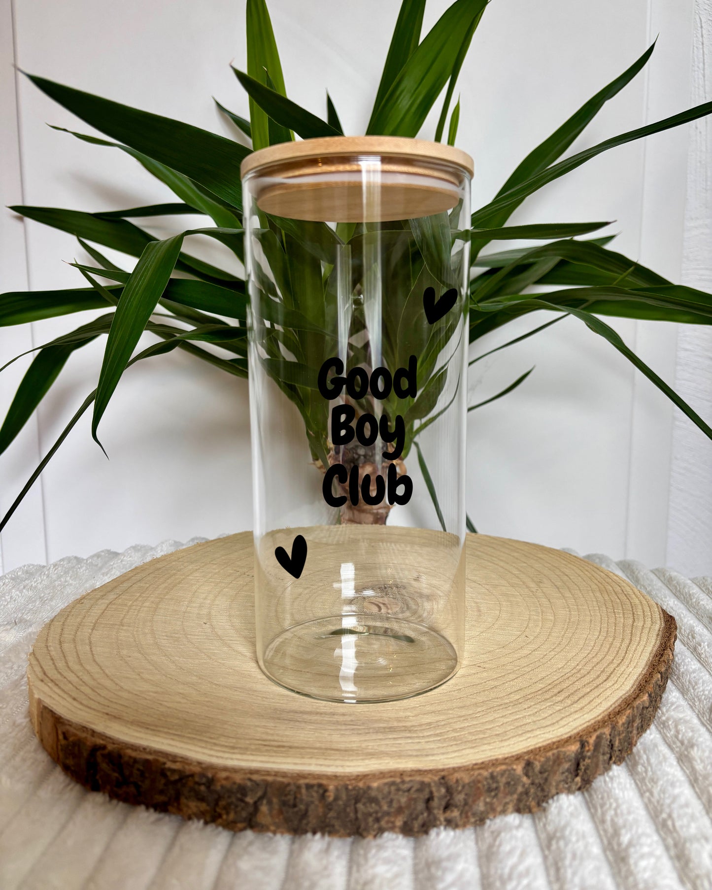 Leckerlieglas „Good Boy/Girl Club“