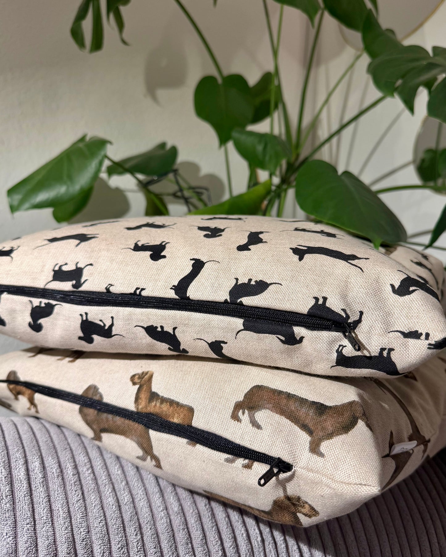 Kissenbezug mit Dackelmotiv