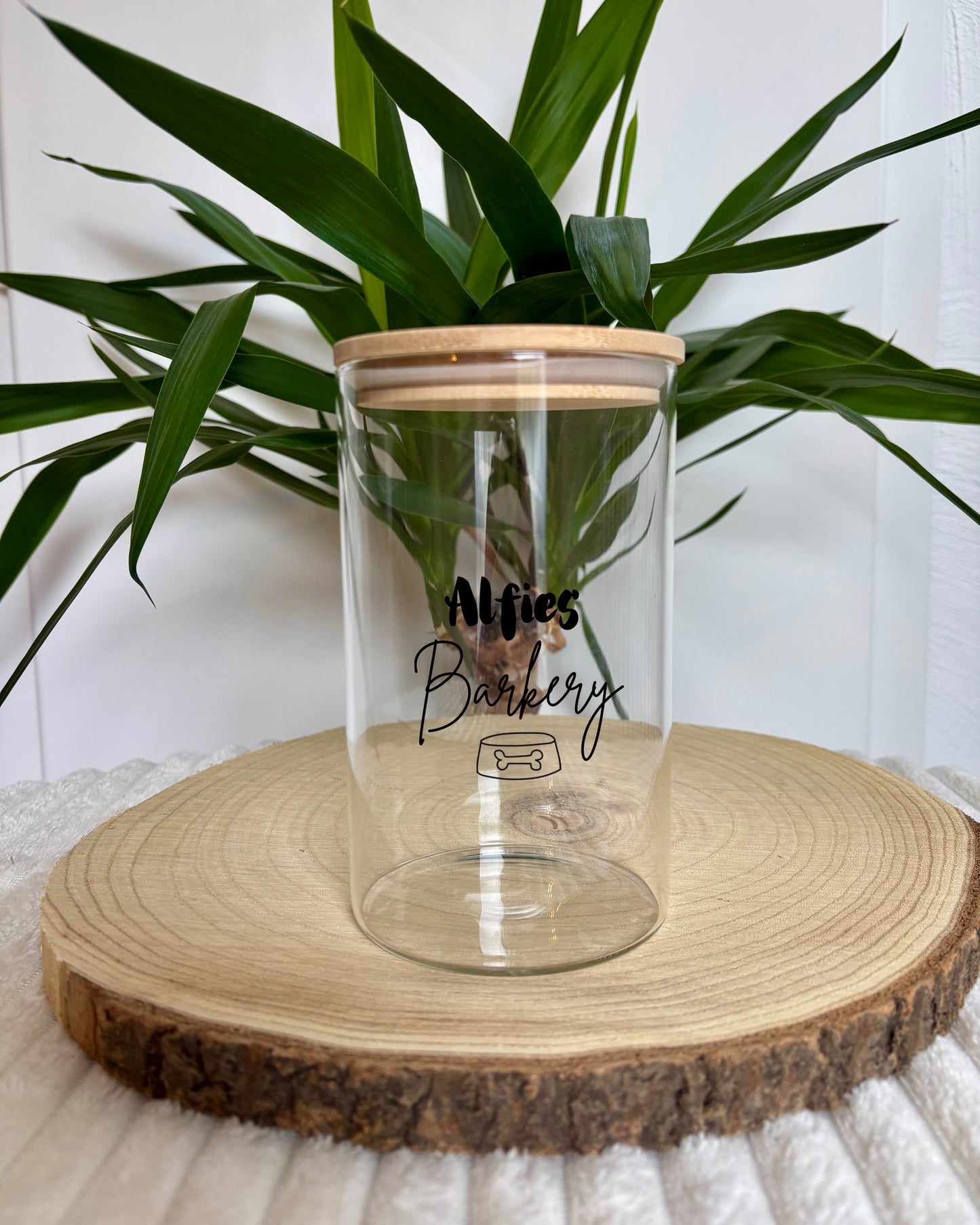 Leckerlieglas „Barkery“ personalisiert