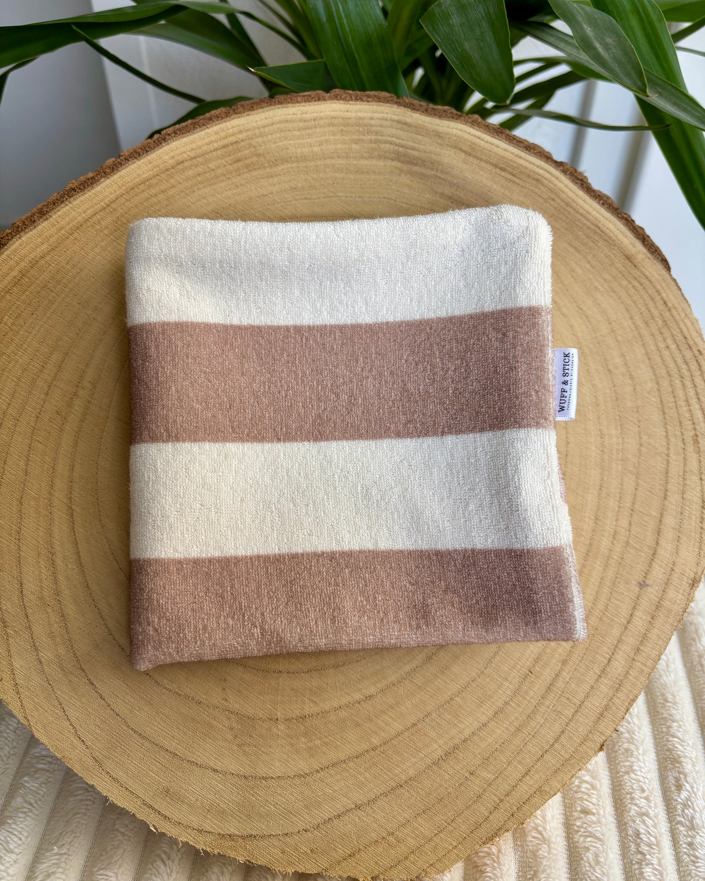 Pfötchentuch „Stripe“ Jersey Frottee