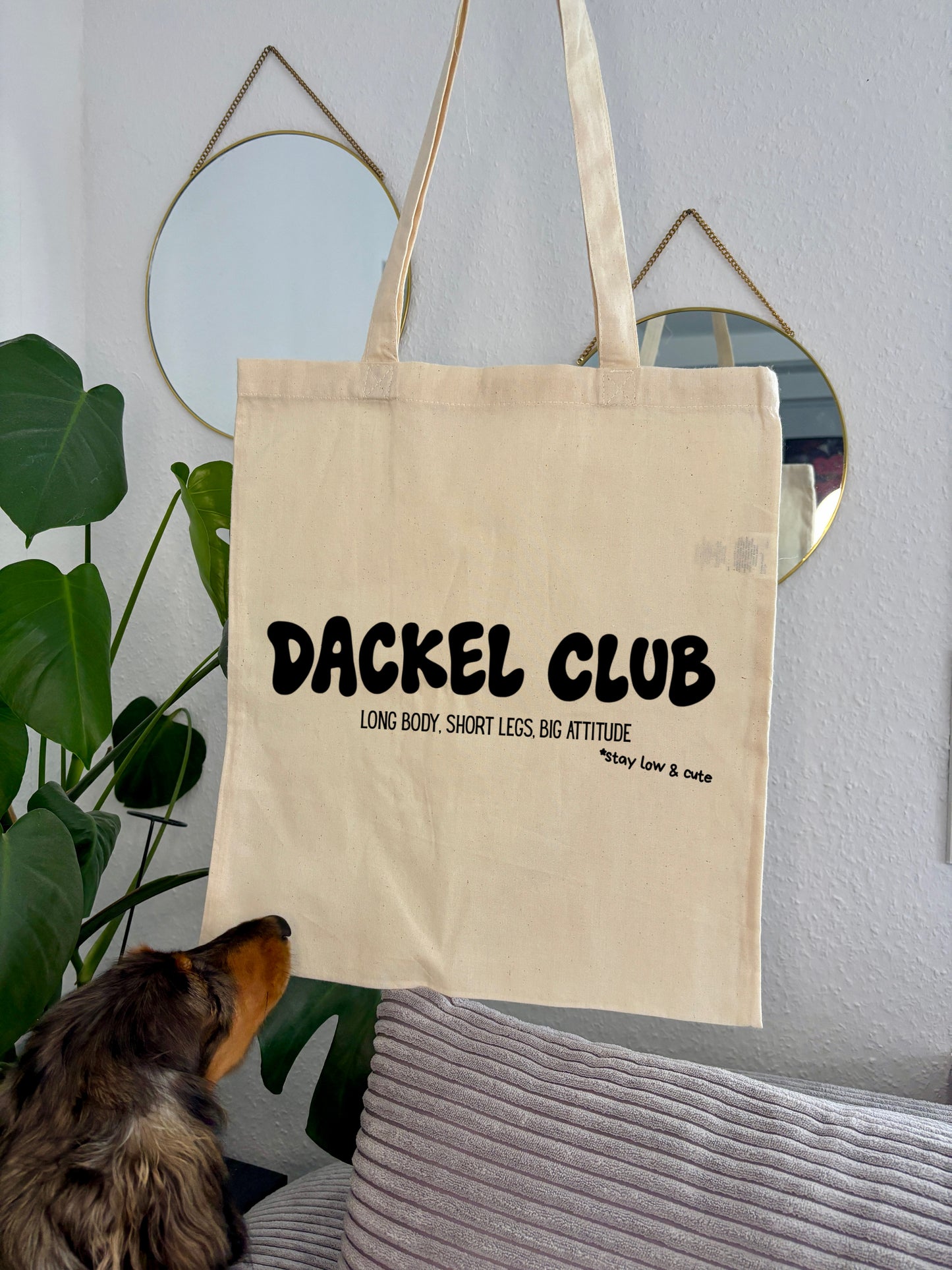 Einkaufstasche „Dackel Club“