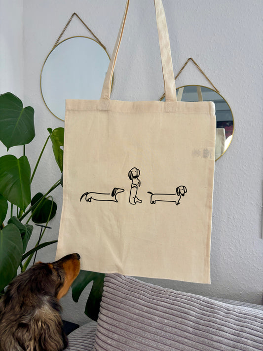 Einkaufstasche „Dackels“
