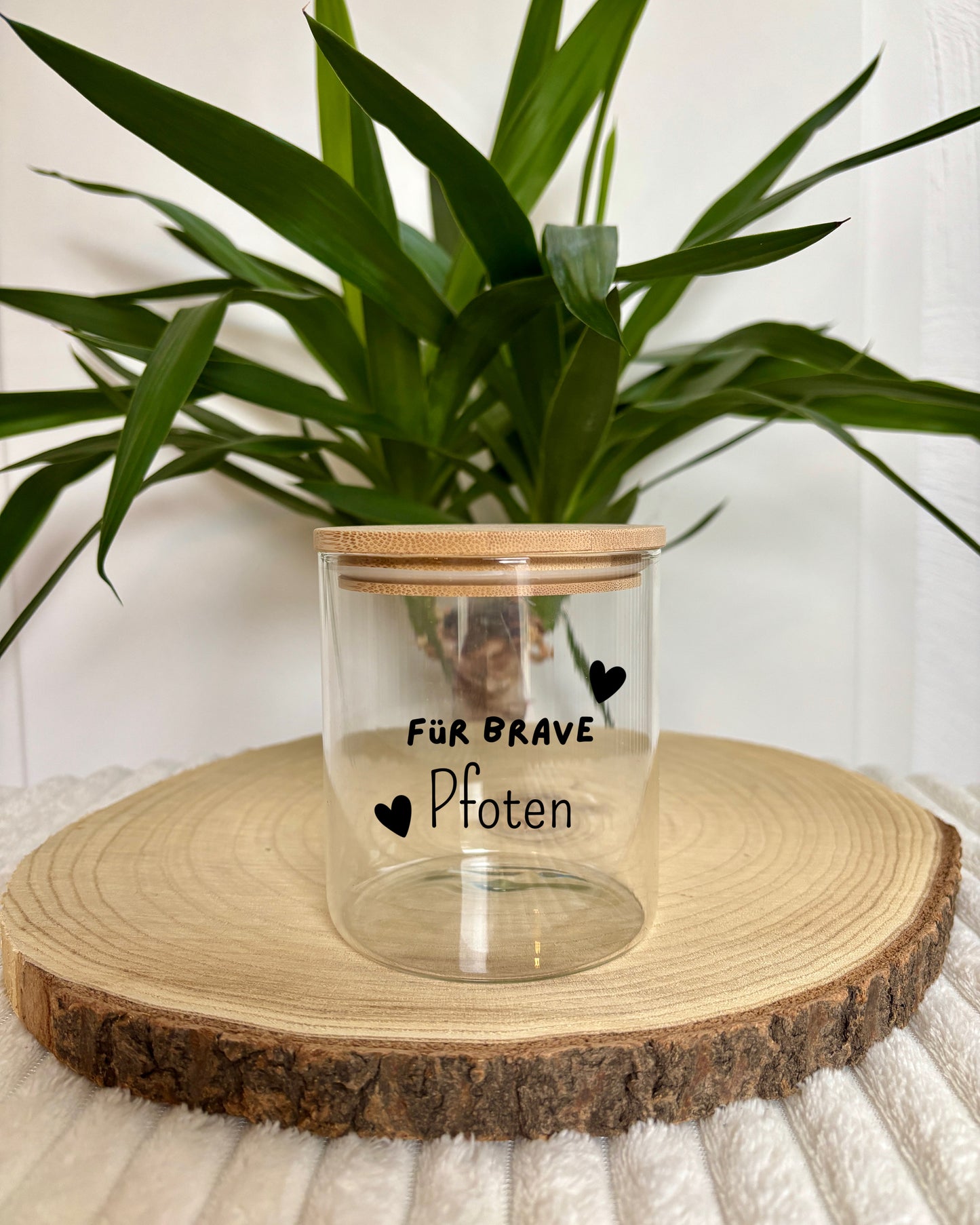 Leckerlieglas „Für brave Pfoten“