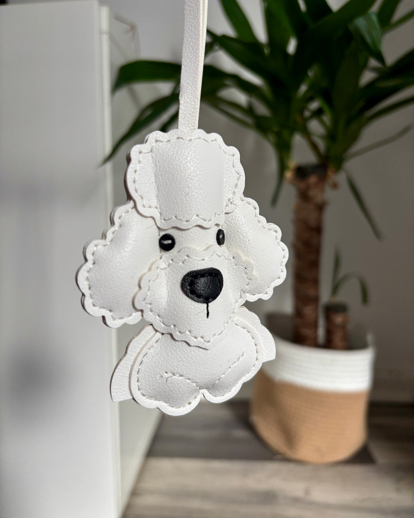 Pudel Taschenanhänger