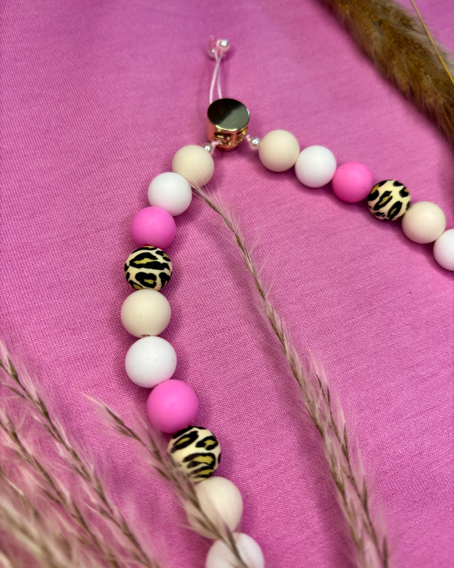 Hunde Halskette „Pink Leo Dream“