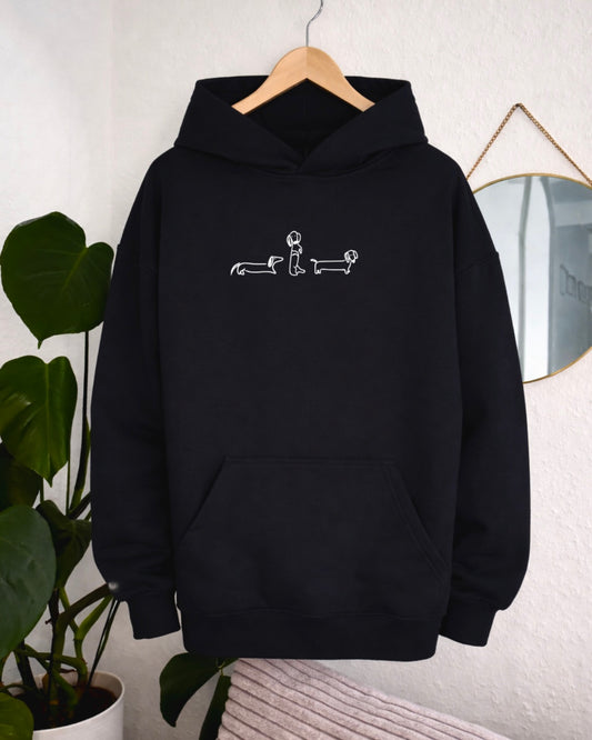 Hoodie „Dackel Crew“