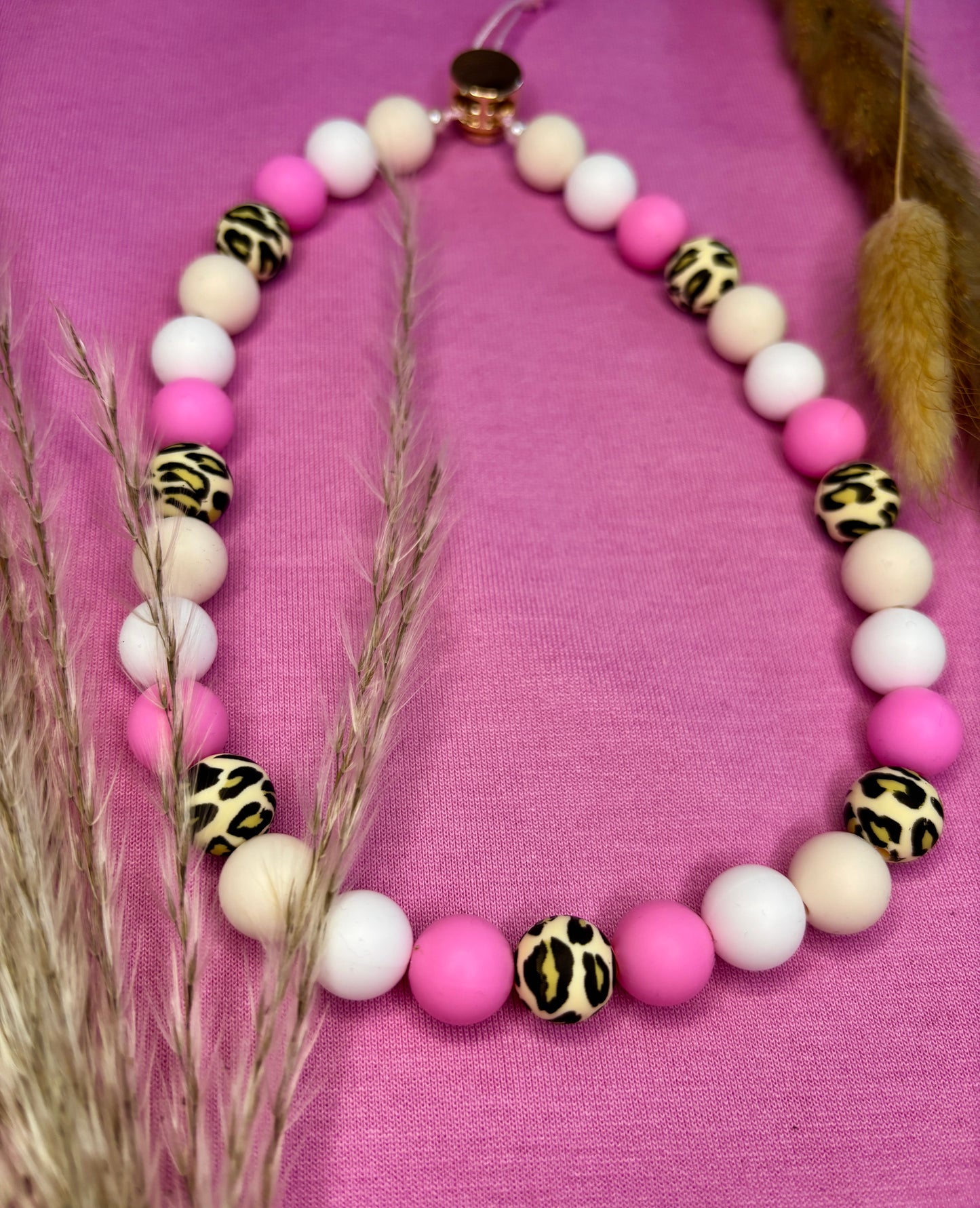 Hunde Halskette „Pink Leo Dream“