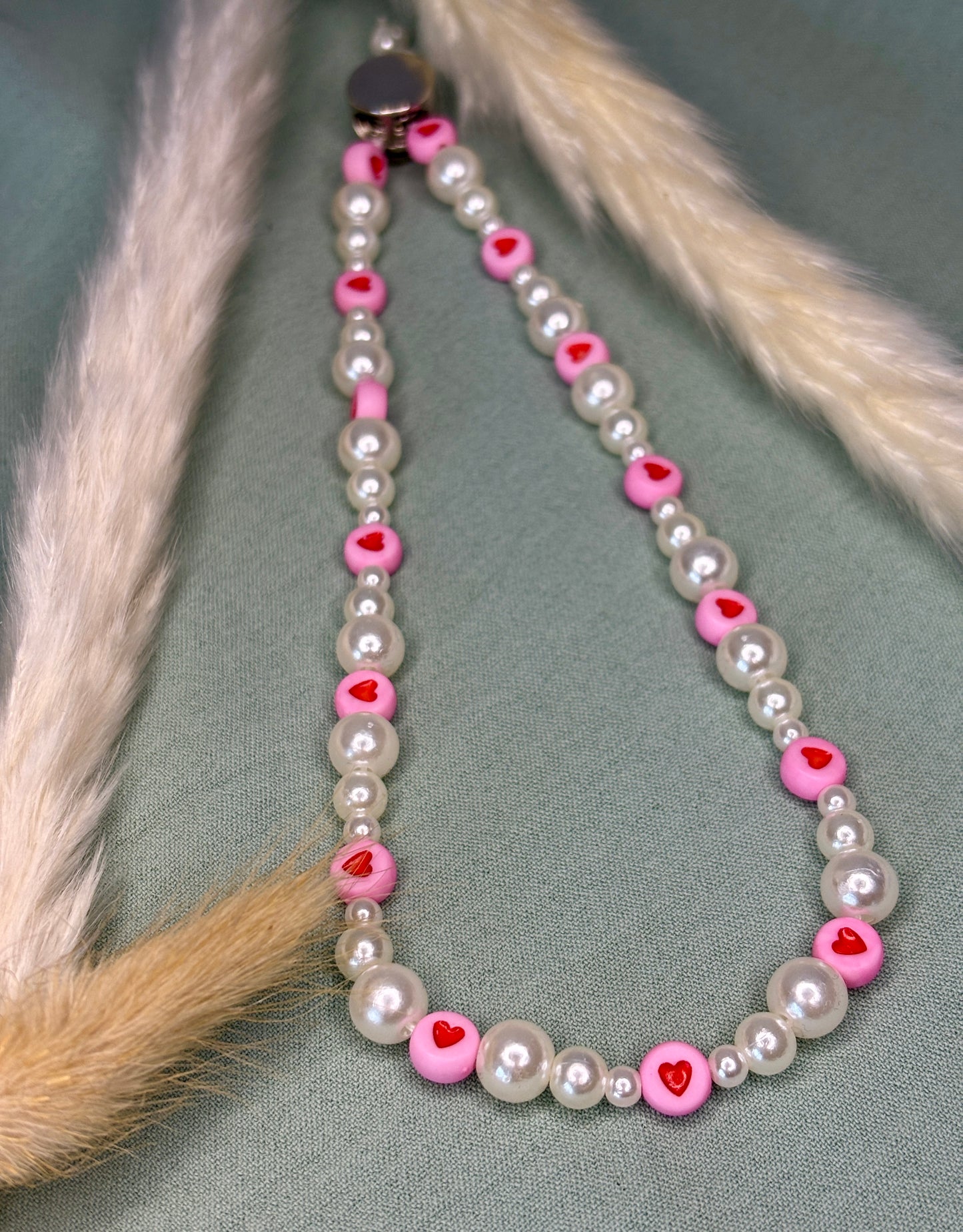 Hunde Halskette „Pearl Love“