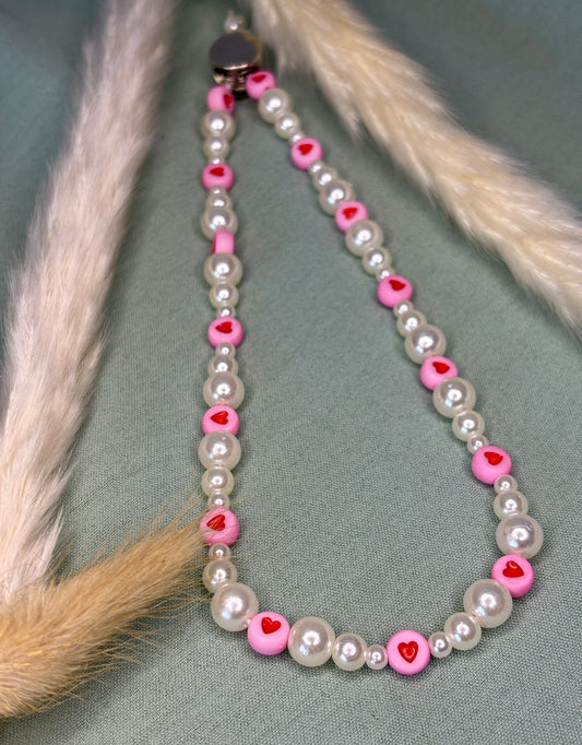 Hunde Halskette „Pearl Love“