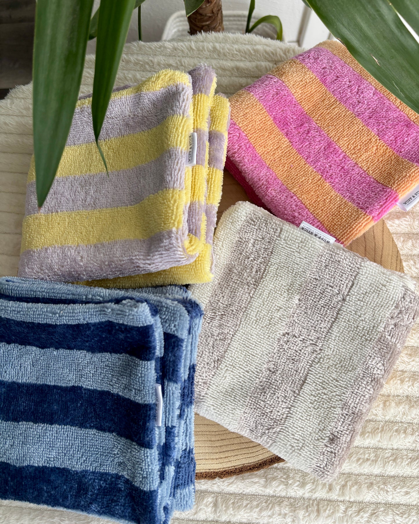 Pfötchentuch „Stripe“ Bambus Frottee