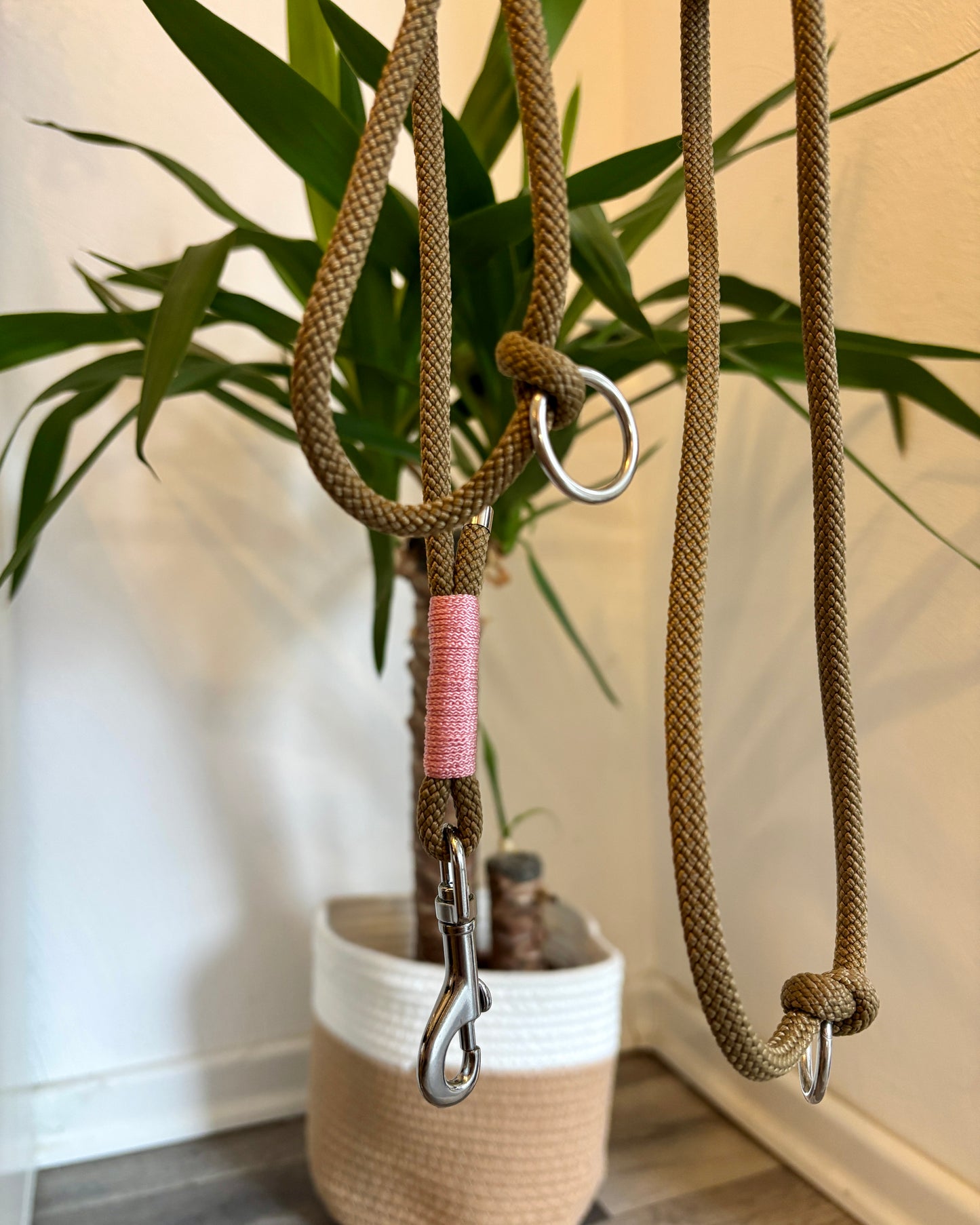 Crossbodyleine Coyote/Rosa