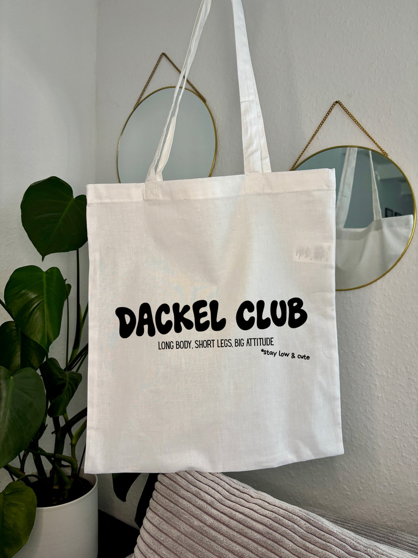 Einkaufstasche „Dackel Club“