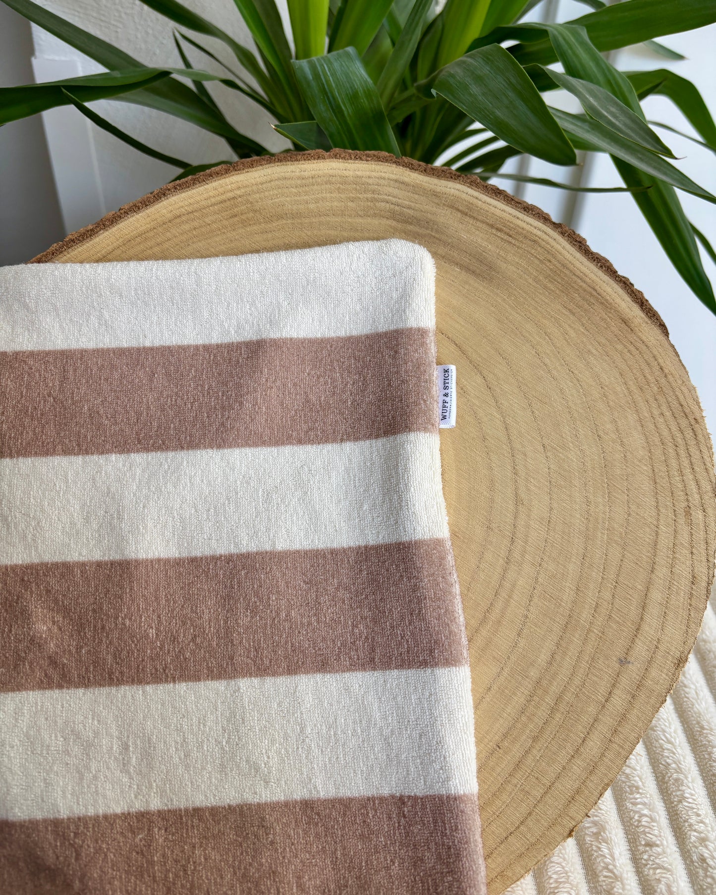 Pfötchentuch „Stripe“ Jersey Frottee