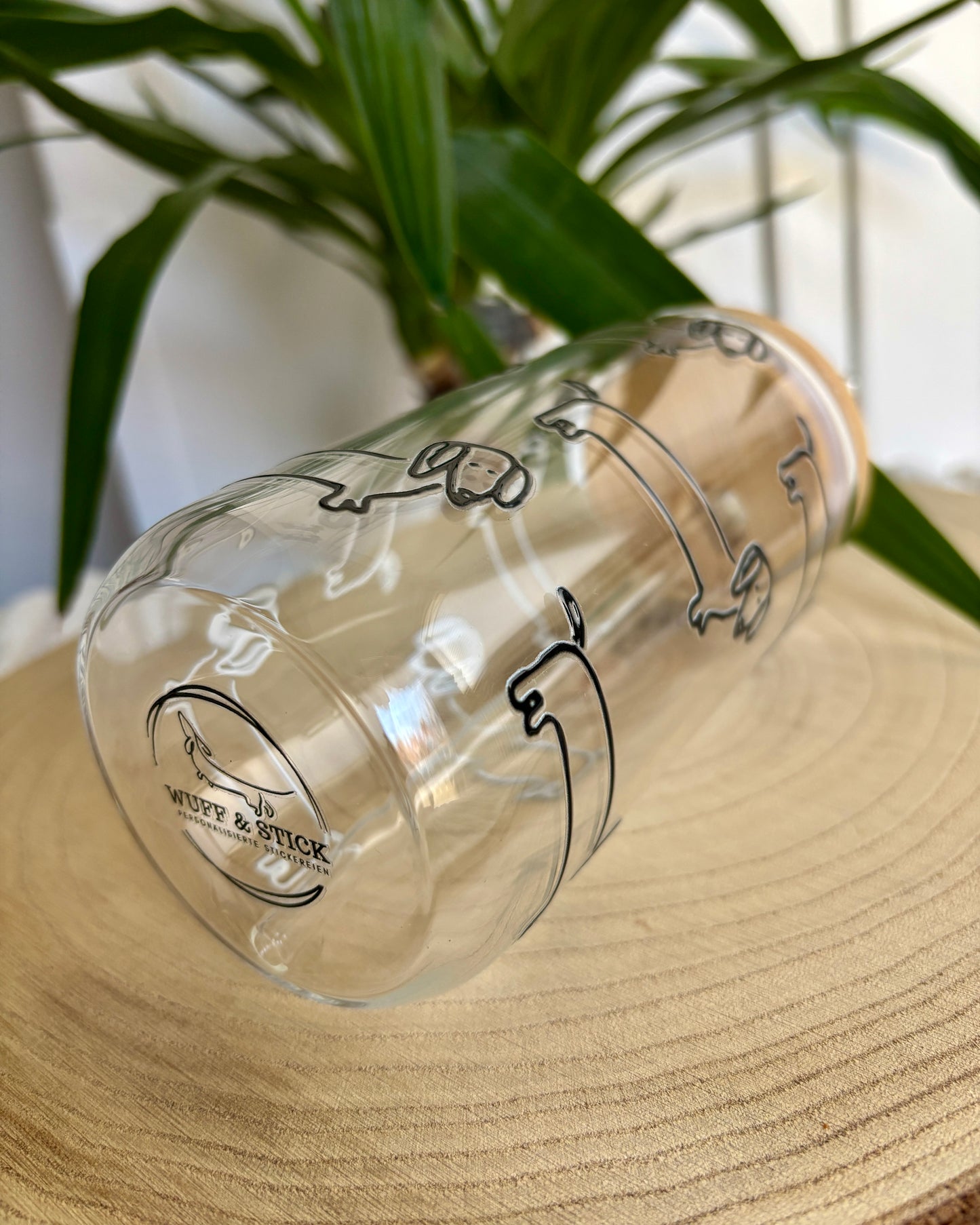 Trinkglas „Dackel“