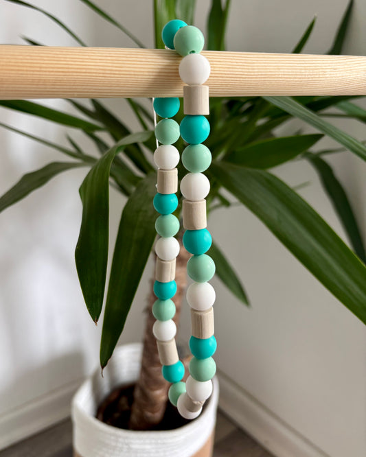 Hunde Halskette EM Keramik „Ocean“