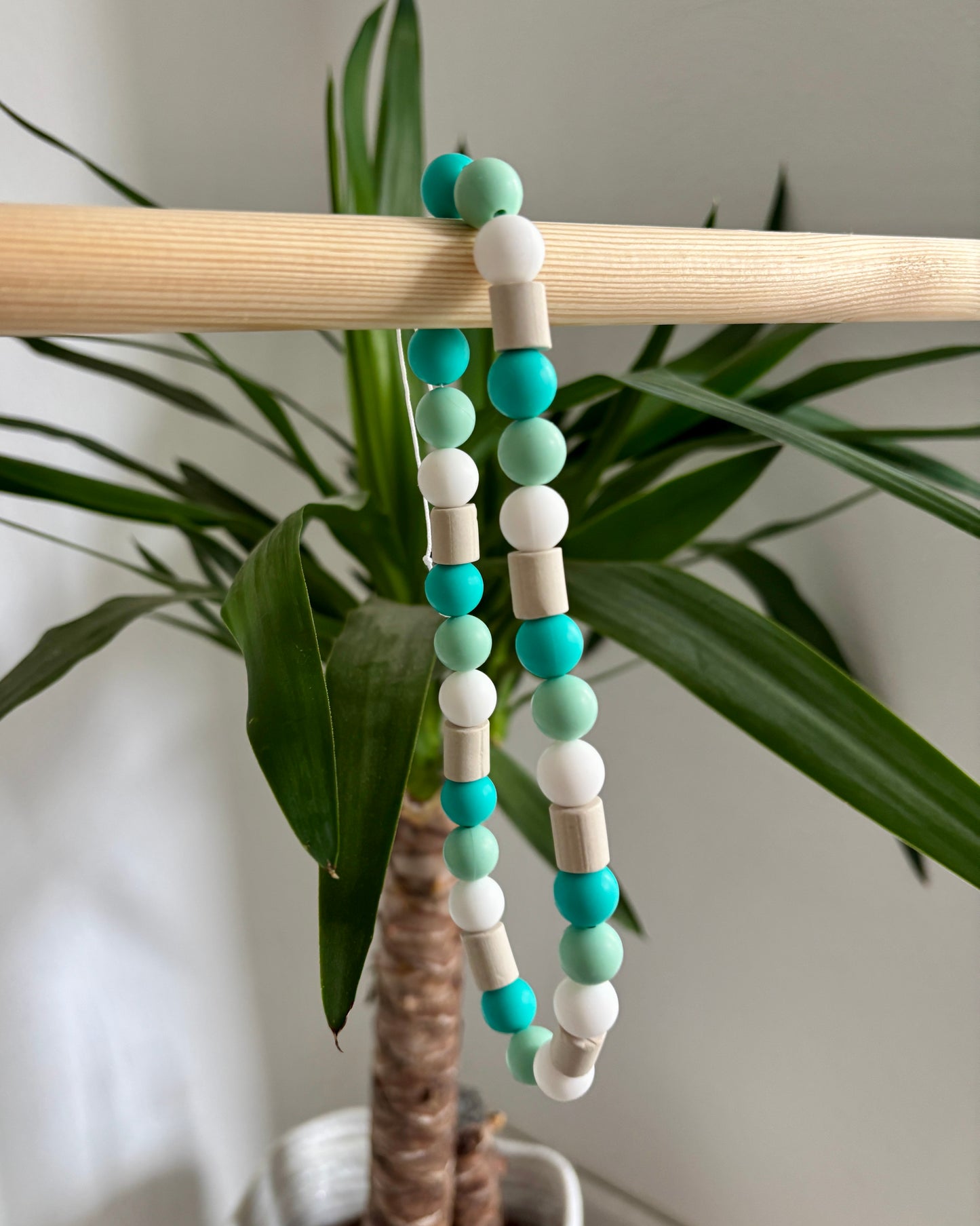 Hunde Halskette EM Keramik „Ocean“