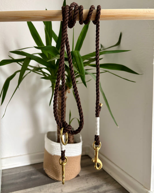 Standardleine TwistTau Braun