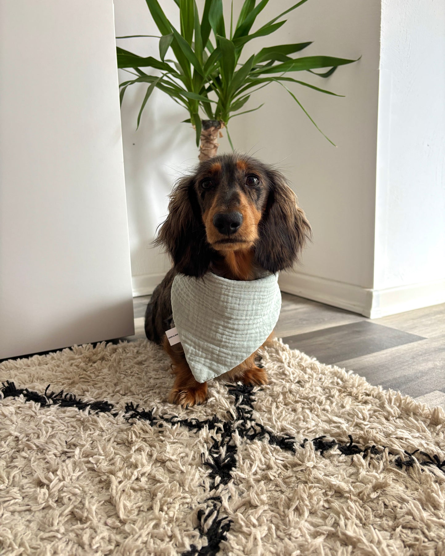 Halstuch Musselin „Minty“ personalisiert