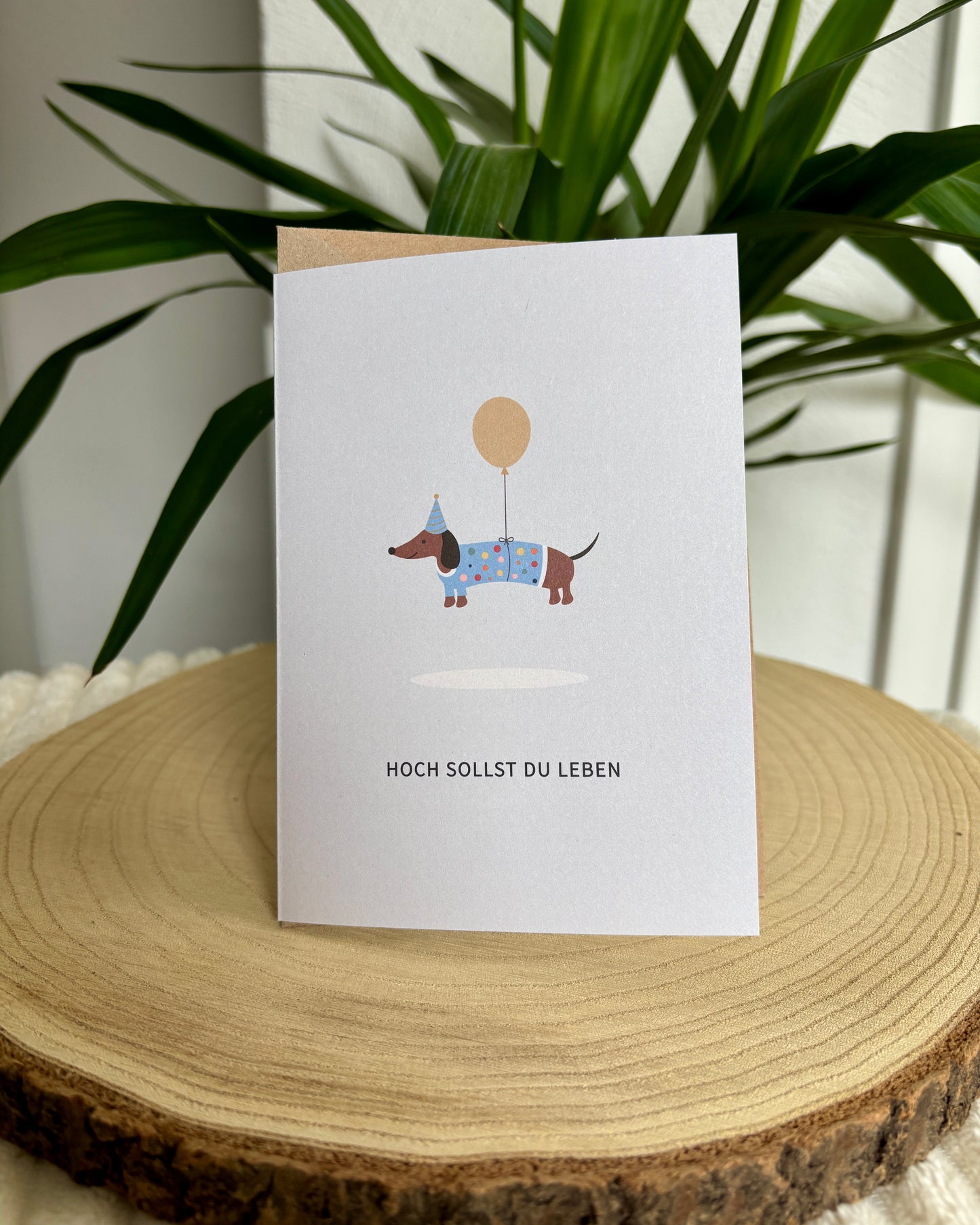 Klappkarte Dackel verschiedene Anlässe