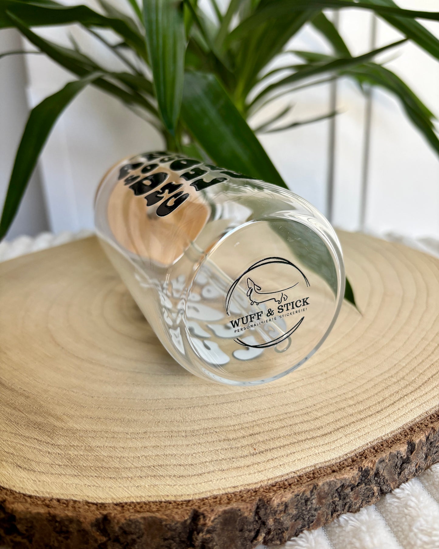 Trinkglas „ Anti Social Dog Mums Club“