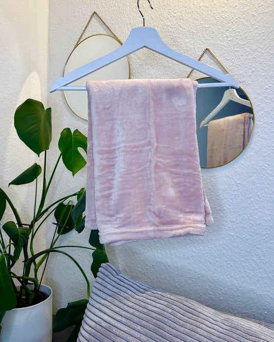Kuscheldecke Rosa personalisiert