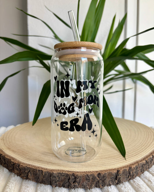 Trinkglas „In My Dog Mom Era“