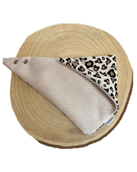 Wendehalstuch Cord/Musselin Leo