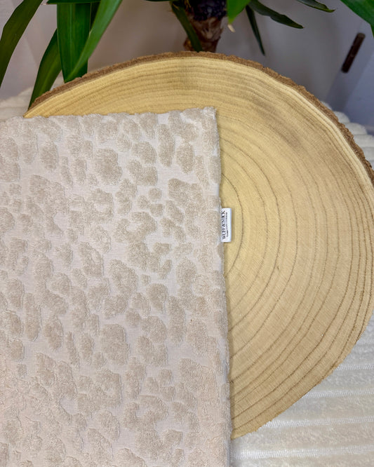 Pfötchentuch „Leo Beige“ Bambus Frottee