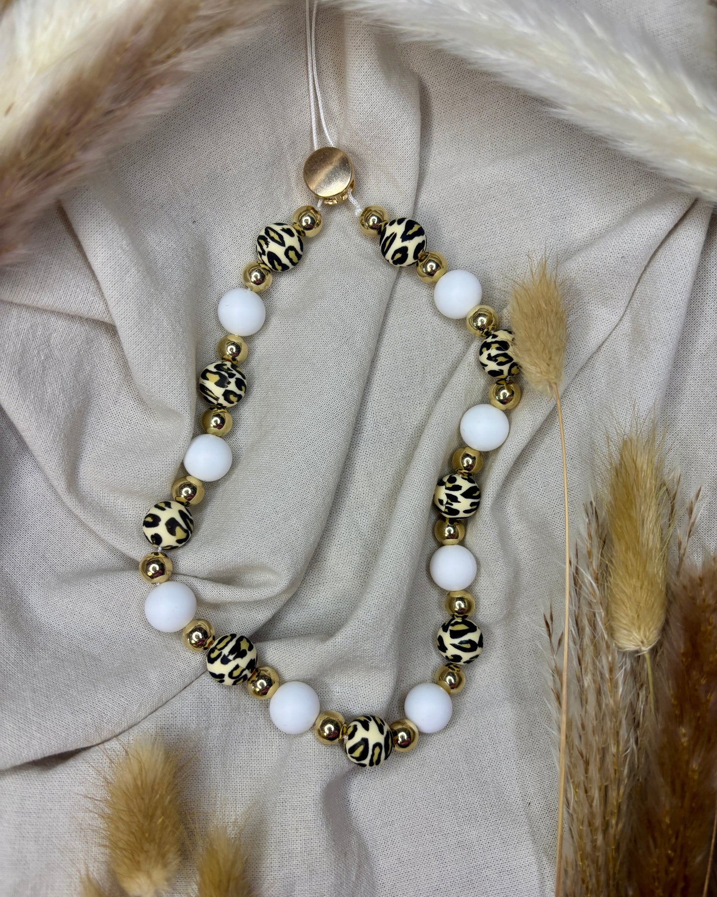 Hunde Halskette „White Leo Dream“