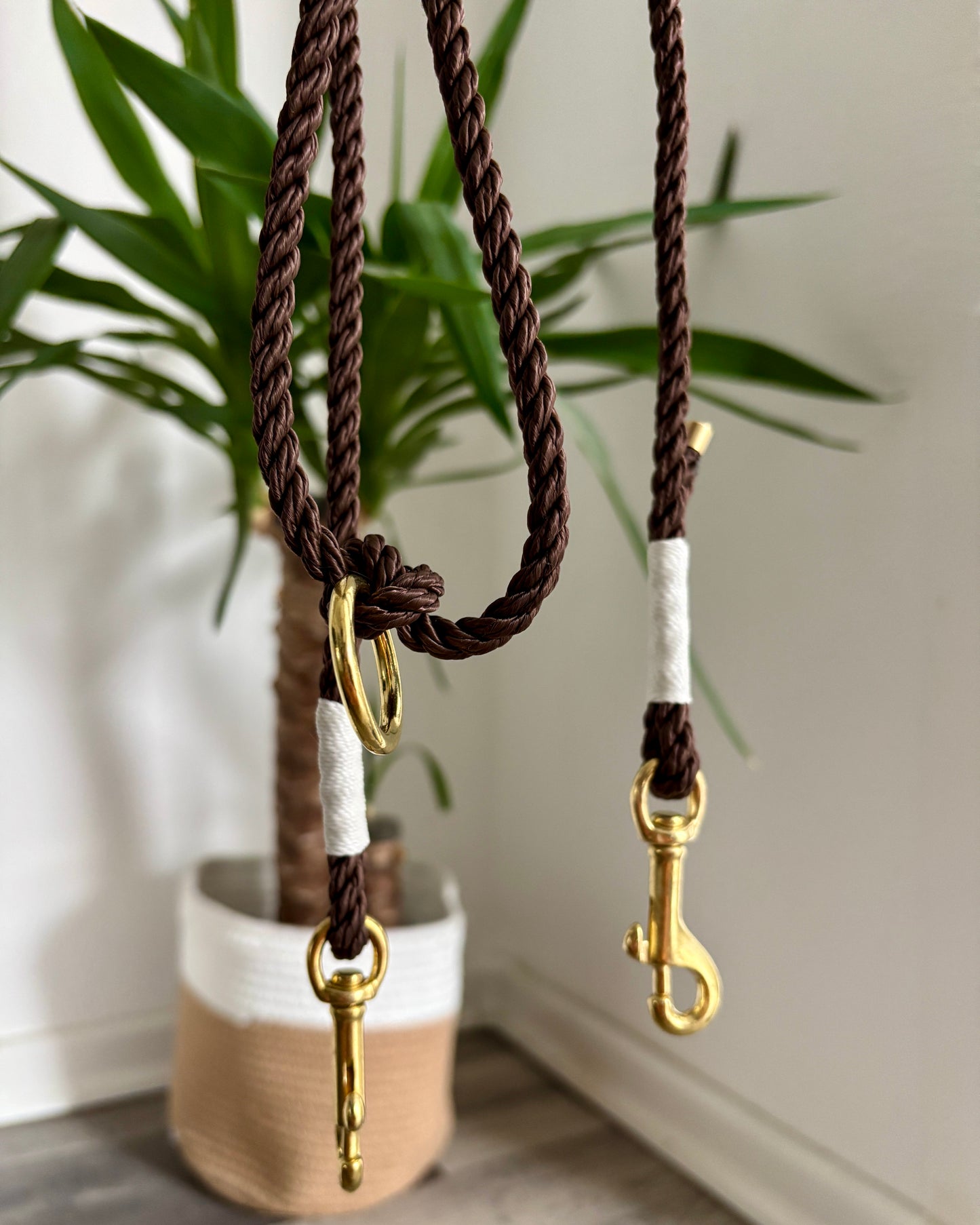 Standardleine TwistTau Braun