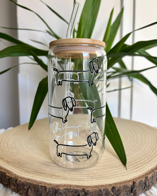 Trinkglas „Dackel“