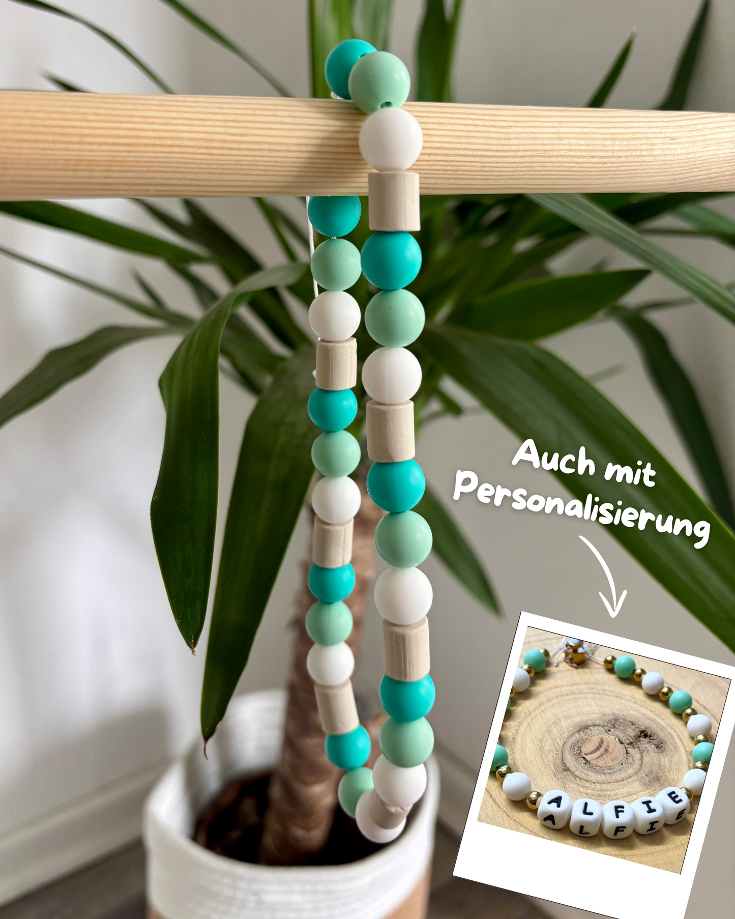 Hunde Halskette EM Keramik „Ocean“