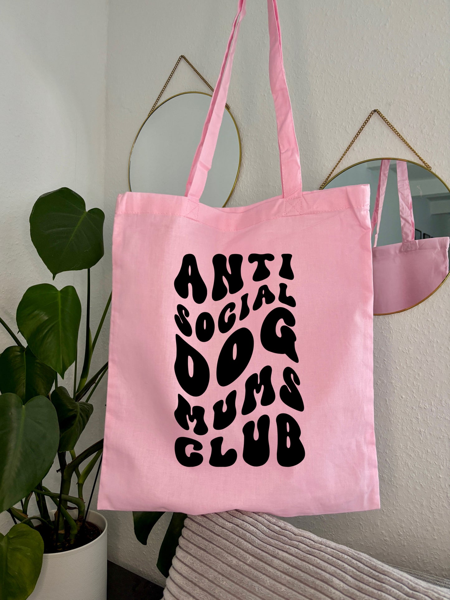 Einkaufstasche „Anti Social Dog Mums Club“