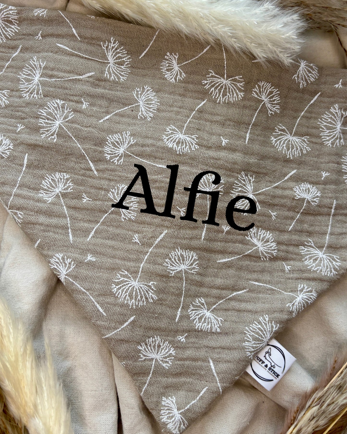 Halstuch Musselin „Pusteblume“ personalisiert