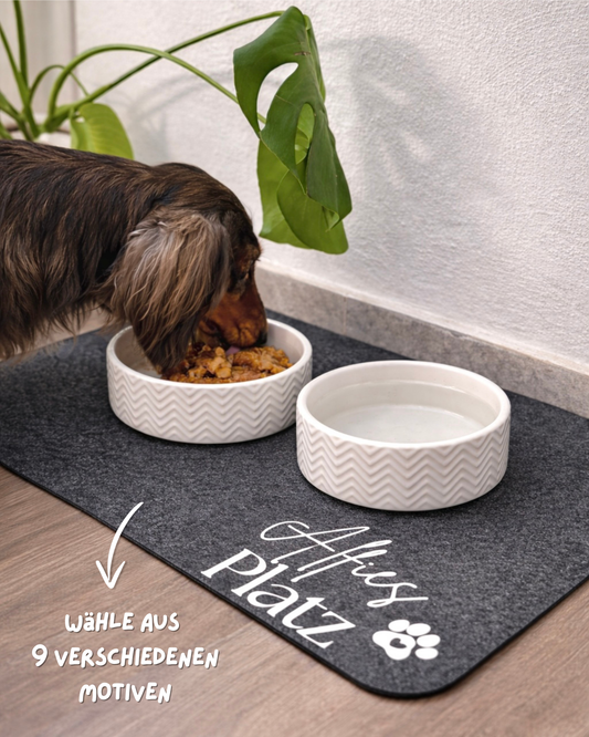 Napfunterlage personalisiert