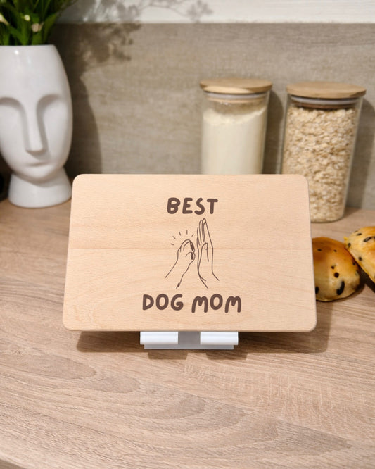 Frühstücksbrettchen Best Dog Mom/Dad Gravur