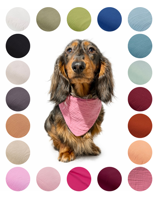 Halstücher Musselin verschiedene Farben